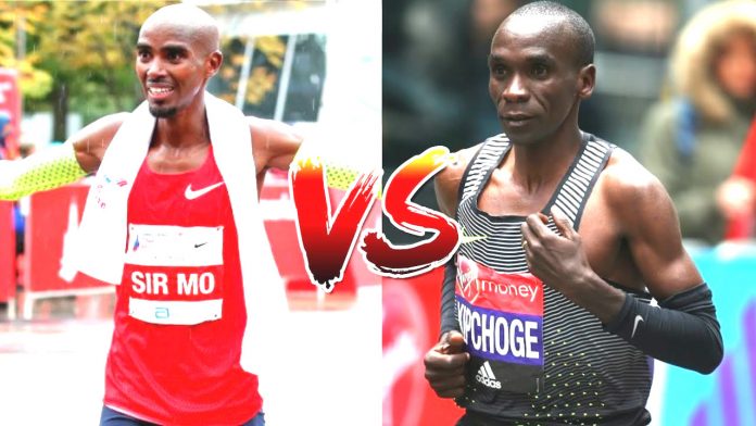 Eliud Kipchoge vs Mo Farah