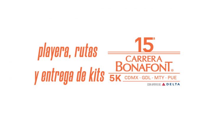 Playera, rutas y entrega de kits de la Carrera Bonafont 2019