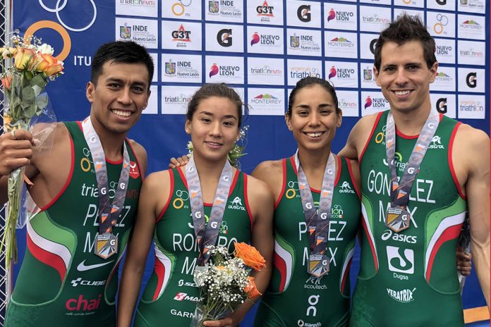 México plata en Relevos Mixtos en el Campeonato Panamericano de Triatlón