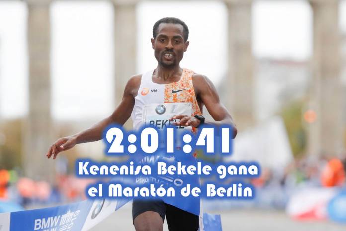Kenenisa Bekele gana el Maratón de Berlin