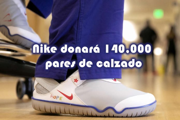 Nike dona 140000 pares de calzado
