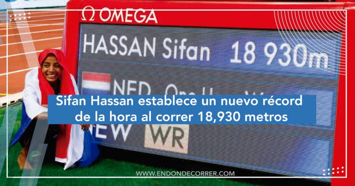 Sifan Hassan establece un nuevo récord de la hora