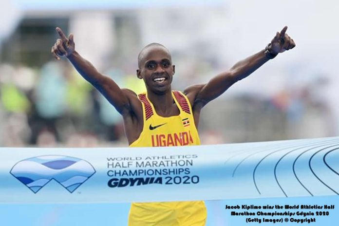 Jacob Kiplimo gana el Campeonato Mundial de Medio Maratón de Atletismo