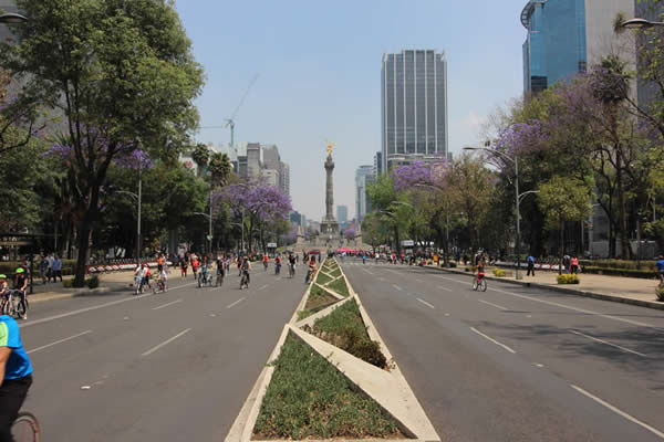 Correr en Avenida Paseo de la Reforma