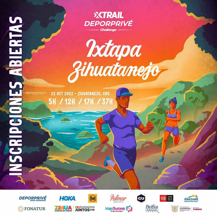 Xtrail Ixtapa Zihuatanejo 5k, 12k, 17k & 37k una combinación la playa, la jungla y la montaña