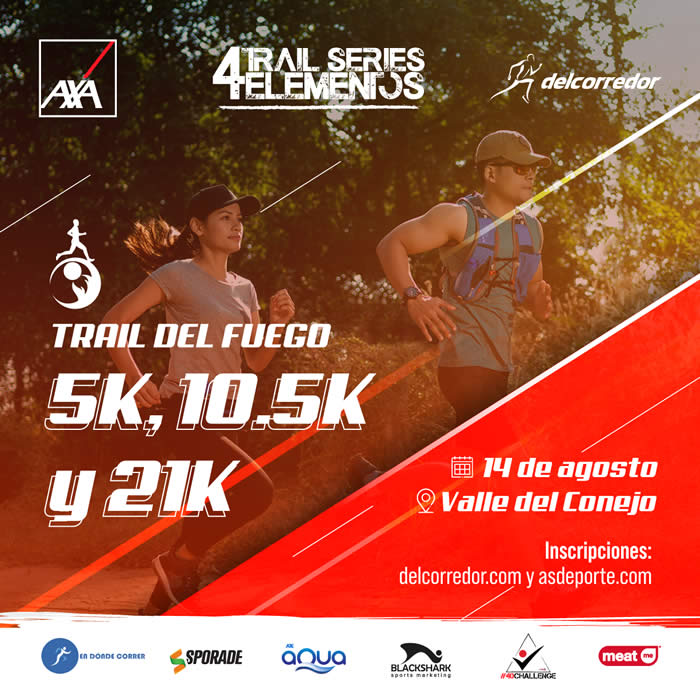 Escápate a la montaña para correr el AXA Trail Fuego 5k, 10.5k y 21k en el Valle del Conejo