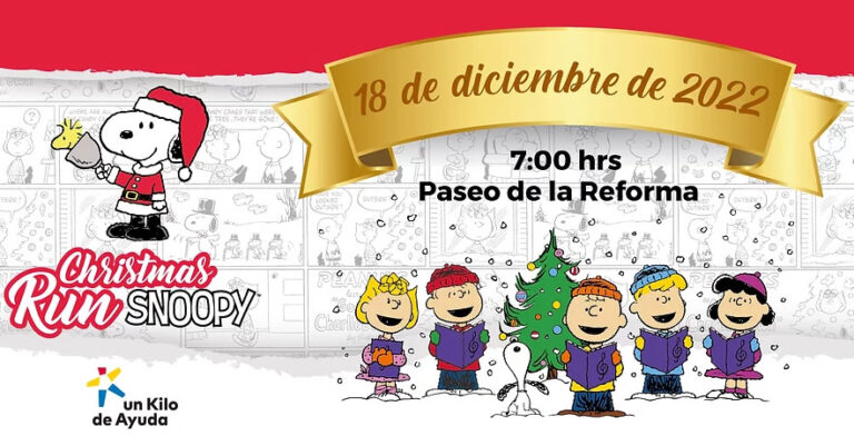 Snoopy Christmas Run la carrera navideña más grande de México